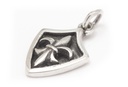 Amulett, Anhänger 'Fleur de Lys - Französische Lilie' aus Silber 925 - Mittelalter, Larp, Fantasy Schmuck