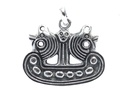 Anhänger ODIN mit Hugin & Munin aus Silber – Wikinger Amulett 2,5 cm
