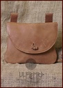 Mittelalter Gürteltasche aus Leder rechteckig