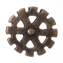 Wheel, altmessingfarbener Beschlag
