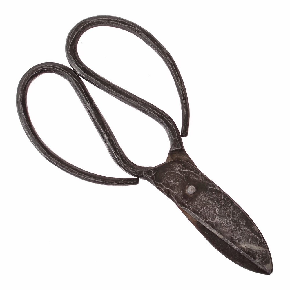 Schere Schneiderschere 18 cm handgeschmiedet - Accessoire für Mittelalter Handwerk Schneiderei