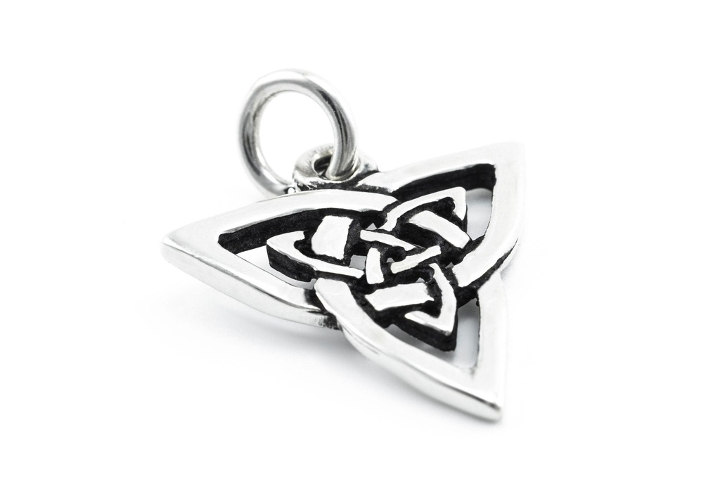 [ac69] Keltisches Amulett, Anhänger 'Reva - Triade' aus Silber 925- Mittelalter, Larp, Reenactment Schmuck
