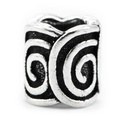 Haarperle Bartperle Leverne Lebensspirale Silber