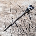 Wikinger Knoten-Haarnadel – Silberfarbene Ziernadel mit keltischem Knotenmotiv