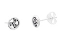 Ohrstecker 'Kiera Celtic Triskel' Sterling Silber 925 - Schmuck für Mittelalter, Reenactment und Larp