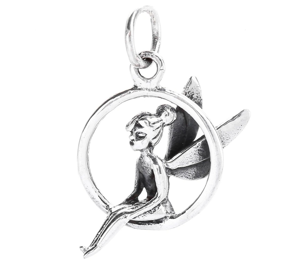 [am93] Amulett, Anhänger 'Lina Elfe' aus Silber 925 - Mittelalter, Larp, Fantasy Schmuck