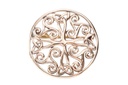 Mittelalter-Fibel „Aurea – Keltenkreuz mit Triskele“ aus Bronze – Brosche Ø 3,1 cm
