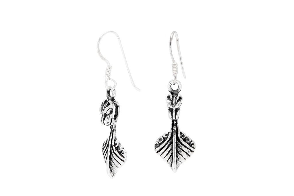 Ohrhänger Erathor Drachenschiff aus Silber 925 – Wikinger Ohrschmuck 3,9 cm maritim
