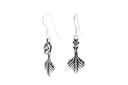 Ohrhänger Erathor Drachenschiff aus Silber 925 – Wikinger Ohrschmuck 3,9 cm maritim