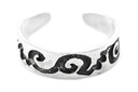 Zehenring Tribal Spirals Silber 925 - Schmuck Accessoire für Historische Gewandungen, Reenactment und Liverollenspiel