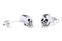Ohrstecker 'Kalea Totenkopf' Sterling Silber 925 - Schmuck für Mittelalter, Reenactment und Larp