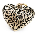 Schmuckstück  Schmuck Anhänger JANA 2.9 cm Großes Herz Bronze 2.9 cm