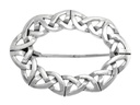 Fibel Brosche 'Riona - Celtic Brosche' aus Silber 925 - Mittelalter, Larp, Fantasy Schmuck
