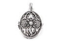 Medaillon, Anhänger 'Nadia' aus Silber 925 - Mittelalter, Larp, Reenactment Schmuck