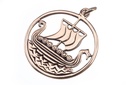 Wikinger Anhänger 'Svold - Großes Drachenschiff' aus Bronze - Mittelalter, Larp, Reenactment Schmuck