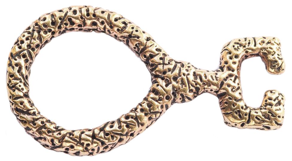 Wikinger Anhänger „Heimdall – Schlüssel zur Regenbogenbrücke“ aus Bronze – Symbolanhänger 6 cm nordische Mythologie