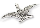 Keltisches Amulett, Anhänger 'Árcon Keltischer Adler' aus Silber 925- Mittelalter, Larp, Reenactment Schmuck