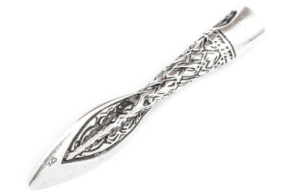 [WK2015-am110] Amulett, Anhänger 'Arawn - Lanze' aus Silber 925 - Mittelalter, Larp, Fantasy Schmuck