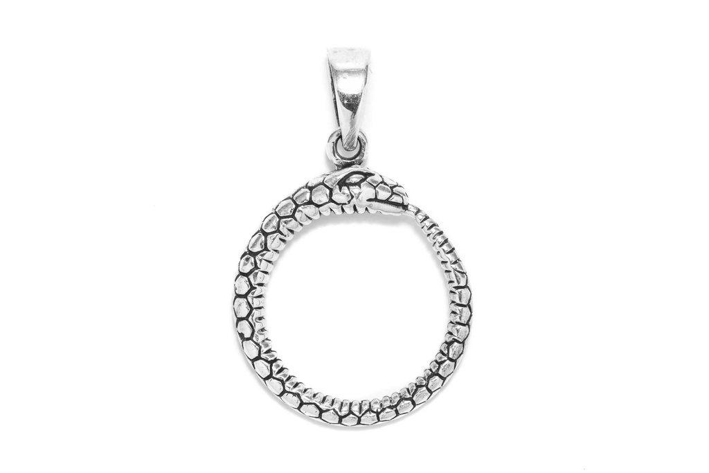Anhänger 'Wringe' Schlange Silber Schmuck