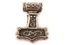 Thorshammer Mjölnir Anhänger 'Asgardhammer' aus Bronze - Mittelalter, Larp, Reenactment Schmuck