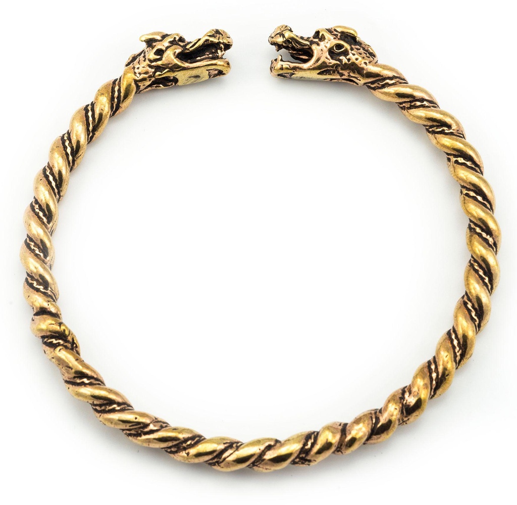 Wikinger Armreif 'Dufniall' Bronze - Bronze- und Silberschmuck für Reenactment, LARP und Fantasie