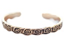 Keltischer Armreif ARAWN aus Bronze – 5,8 cm Freundschaftsarmband mit Knotenmuster