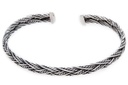 Wikinger Armreif HEIMDALL aus 925er Silber – Nordisches Flechtwerk Ø 6,4 cm