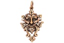 Anhänger 'Green Man' Cerunnos Waldgott Bronze Schmuck