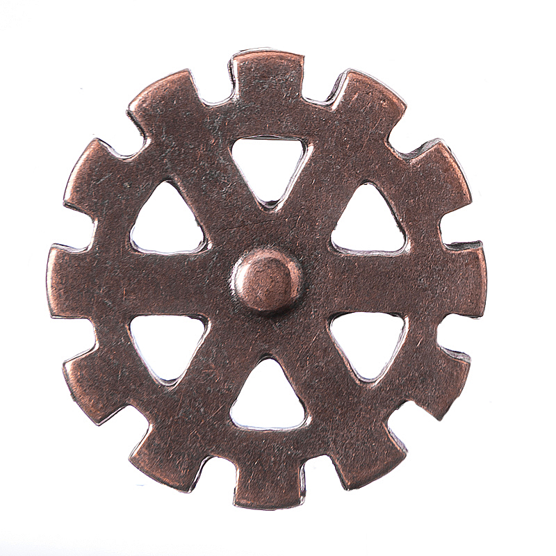 Wheel, kupferfarbener Beschlag
