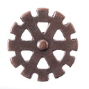 Wheel, kupferfarbener Beschlag
