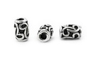 Haar- & Bartperle "Elwen" aus Silber 925 – Elfenornamente für Zöpfe & Schmuck 6 mm