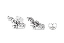SALA Ohrstecker aus Silber – Fledermaus Mini Ohrschmuck 1,3 cm