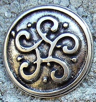 keltischer Wirbelknoten, silberfarben