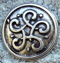 keltischer Wirbelknoten, silberfarben