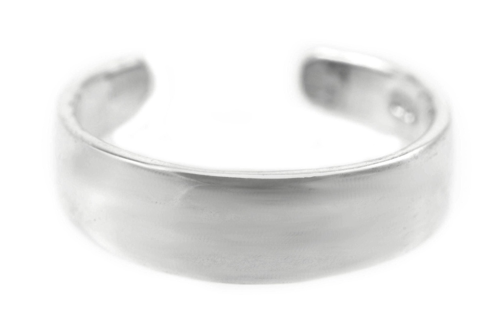 [zr6] Zehenring "Svanti" aus Silber 925 – Schlichtes Schmuckstück für Mittelalter & Reenactment 4 mm