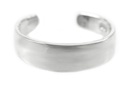 Zehenring glatt Silber 925 - Schmuck Accessoire für Historische Gewandungen, Reenactment und Liverollenspiel