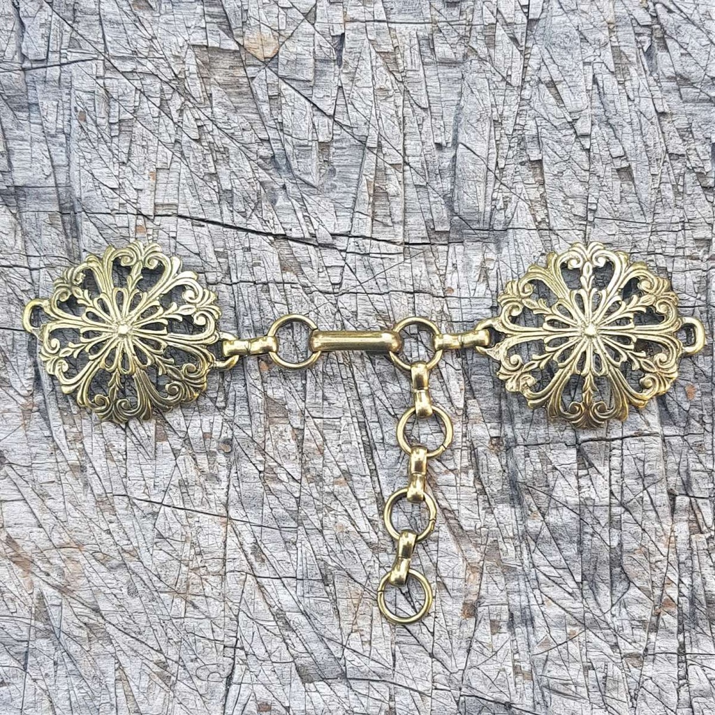 [V-5362-2] Mantel-Verschluss TALEN, Messingfargen