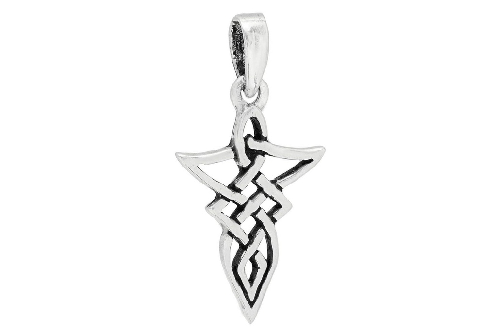 [ac78] Schmuck Anhänger Arcania 2,3 cm – Silber 925 – Keltisches Amulett für Schutz & Verbundenheit