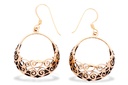 Ohrhänger 'Nelia Spirals' Bronze Schmuck für Mittelalter, Reenactment und Larp