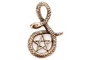 Schlangen-Anhänger SELISA aus Bronze – Symbol für Weisheit und Erneuerung (5 cm)
