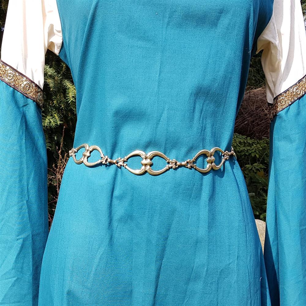 Kettengürtel Barock silberfarben
