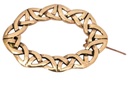 Fibel Brosche 'Licarna - Keltische Fibel' aus Bronze - Mittelalter, Larp, Fantasy Schmuck
