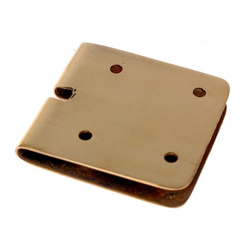 Gürtelblech aus Messing  für Gürtel 4 cm Breite 
