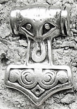 [N-229-1] Thor's Hammer, silberfarbener Beschlag