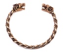 Männer Wikinger-Armreif FENRAR aus Bronze – Wolf Fenrir Schmuck Ø 7,4 cm