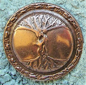 [N-216-4] Celtic Tree of Life, kupferfarbener Beschlag
