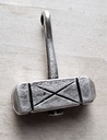 Anhänger Schmiede-Mjölnir, silberfarbener Thor-Hammer
