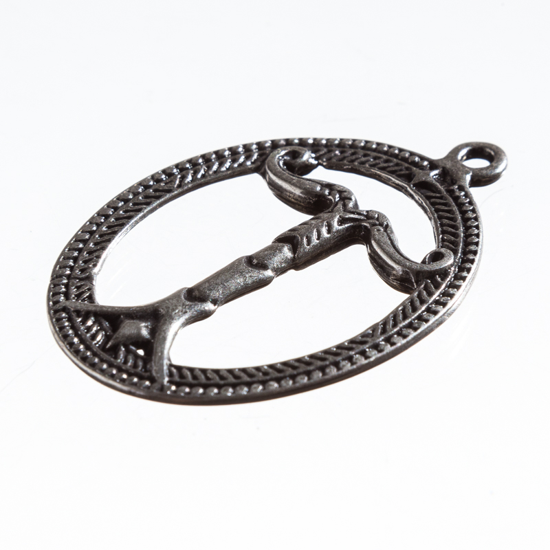 Irminsul Anhänger silberfarben – Germanisches Weltsäulen-Symbol aus Zamak