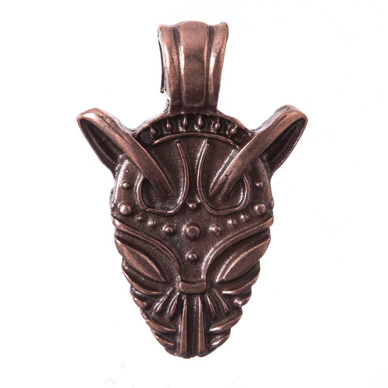 [P-5163-4] Anhänger Fenrir, kupferfarben