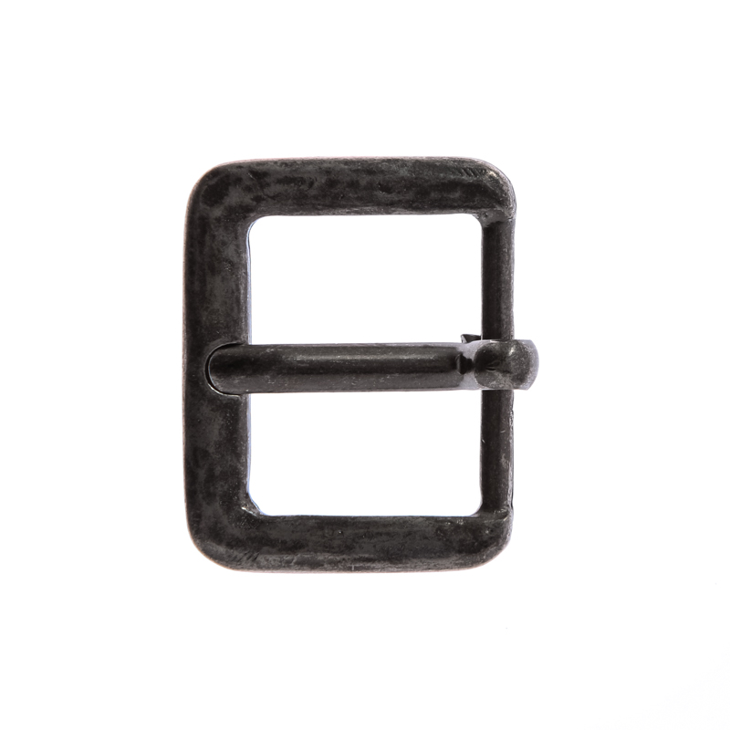 Mittelalter-Schließe Antik 3 eisenfarben – Robuste Dornschließe für 3 cm Riemen aus Zamak